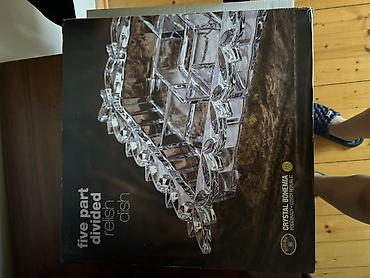 karacadan alınıb: Bohemia kristal beş bölməli serve qabı - Brend: Crystal Bohemia — 9