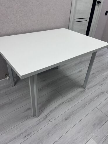 берекет мебель: Кухонный Стол, цвет - Белый, Новый