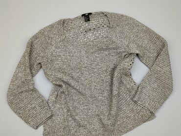 bluzki damskie brązowa: Sweter, H&M, S (EU 36), condition - Very good