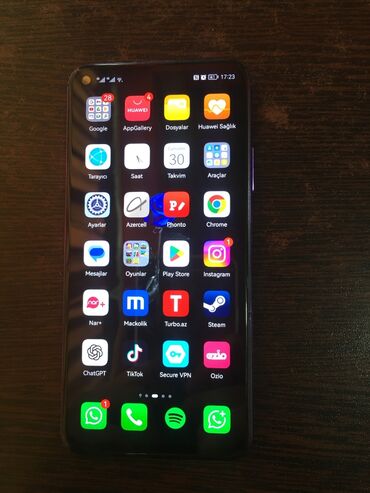 Adapterlər: Huawei nova 5T, 128 GB, rəng - Bənövşəyi, Sənədlərlə