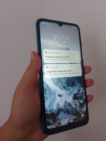 rəsmi 12c: Redmi 12C, 32 ГБ, цвет - Голубой, Отпечаток пальца, Две SIM карты