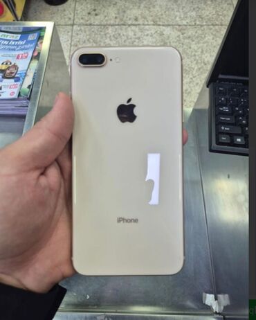 barter telfonlar: IPhone 8 Plus, 64 ГБ, Золотой, Отпечаток пальца, Беспроводная зарядка