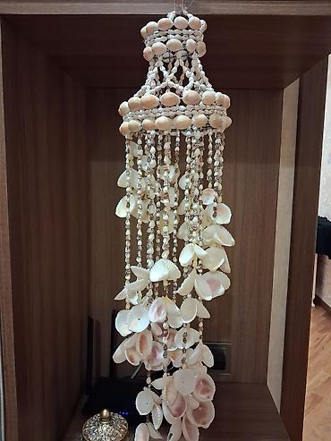 Dəniz qabıqlarından hazırlanmış dekorativ asma - Material: təbii lalafo.az -da Dəniz qabıqlarından hazırlanmış dekorativ asma - Material: təbii