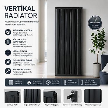 desmal: Yeni Seksiyalı Radiator Alüminium, Pulsuz çatdırılma, Ödənişli quraşdırma, Zəmanətli, Kredit yoxdur — 5