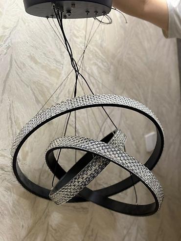 İşıqlandırma: Led Çılçıraq, 3 lampa, Metal — 2