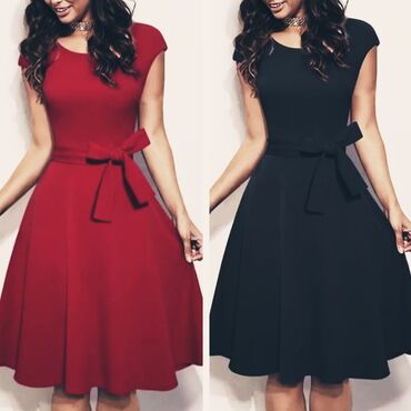 Haljine: XL, bоја - Crna, Koktel, klub, Dugih rukava — 21