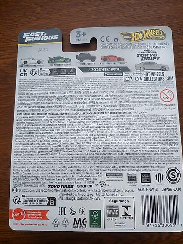hot wheels formula 1: Hot Wheels Premium – Fast & Furious seriyası Model: Mercedes‑Benz — 2