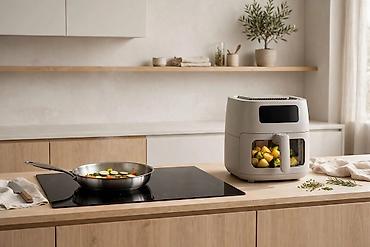 Mətbəx texnikası: 🔥 AIR FRYER - RƏNGLİ - ANBARDA QUTUDA 🔥 ✅ Rənglər: Qara, Ağ, Qırmızı — 6