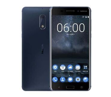 nokia 3: Nokia 6 | 32 ГБ | цвет - Голубой | Сенсорный, Отпечаток пальца