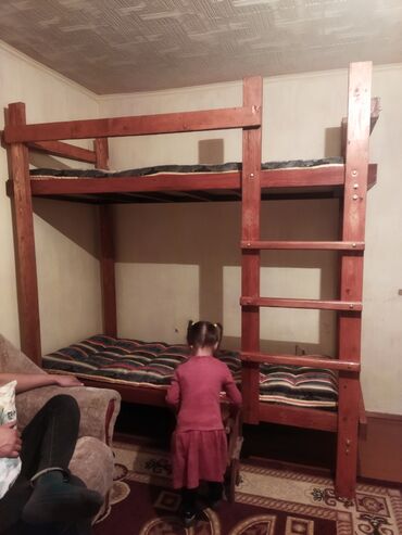 двухъярусные кровать детский бу: Двухъярусная кровать, Для девочки, Для мальчика, Б/у