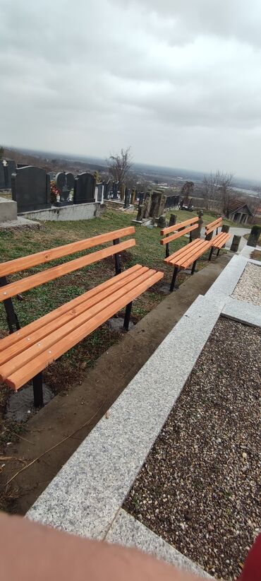 Baštenski nameštaj: Klupa, Metal, bоја - Crna, Novo — 6