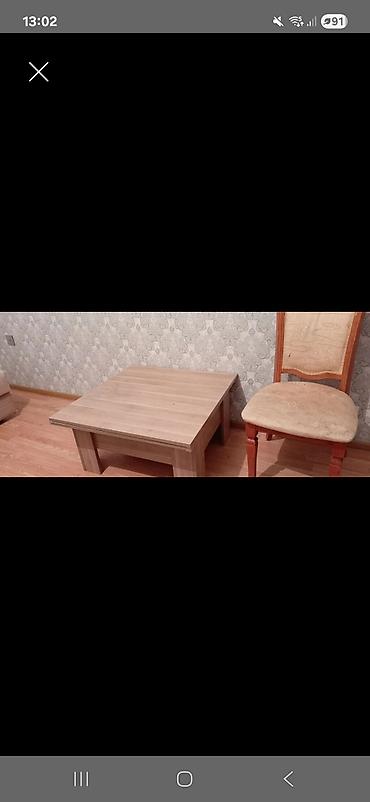 dekor gul: Kvadrat masa, Açılmayan, Təkərsiz, Teksturalı laminat, Zəmanətsiz — 1