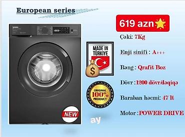 braun 7: Paltaryuyan maşın Vestel, 7 kq, Yeni — 1