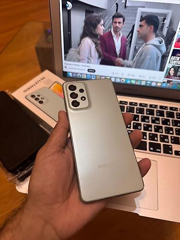 samsung a73 5g: Samsung Galaxy A73 5G, rəng - Yaşıl, Barmaq izi — 8