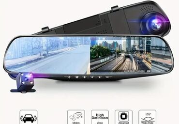 Мониторы: Avtomobil üçün yeni güzgü-videoreqistrator. Avtomobilin arxa və ön