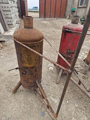 divar peçi: Metaldan hazırlanmış yağ/sobası – şaquli tip - Korpus: qalın divarlı — 1