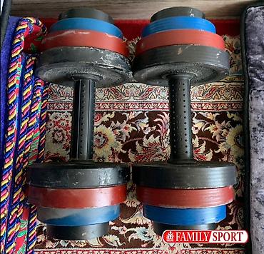 Гантели: Предлагаются металлические гантели, предназначенные для силовых — 15