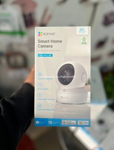 ip камеры 6 мп с картой памяти: IP-Wi-Fi camera EZVIZ H6C Pro 3K кубич 5MP, 4mm + MicroSD 128gb -