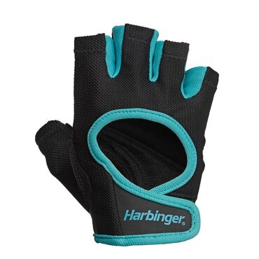 фитнес перчатки: Фитнес перчатки Harbinger Power, женские, голубые. Перчатки Harbinger