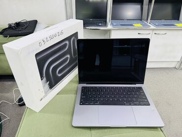 Ноутбуки: Ультрабук, Apple, 8 ГБ ОЗУ, Apple M3, 14 ", Б/у, Для несложных задач, память SSD