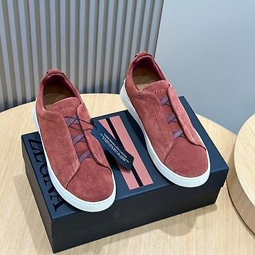 krosovkalar: Zegna Triple Stitch Suede Sneakers Pulsuz Çatdırılma və Vatsap Aktivdi — 2
