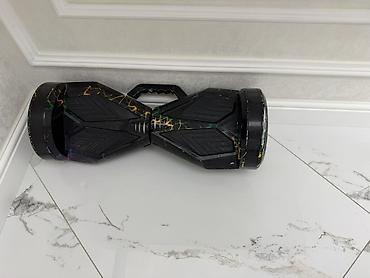 Elektrik nəqliyyatı: Elektrikli hoverboard (özünü tarazlayan skuter) - Rəng: Qara, rəngli — 1