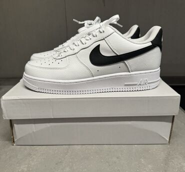 nike air force 1 black: Мужские кроссовки, 43, Nike, Новый, цвет - Белый, Бесплатная доставка, Платная доставка