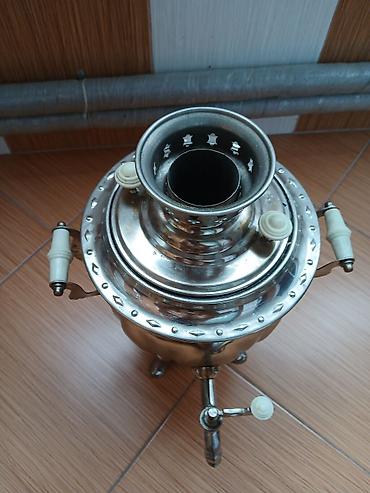 samovar almaq: SSSR vaxtından qalan elektrik samovarı olub, sonradan latun boru — 5