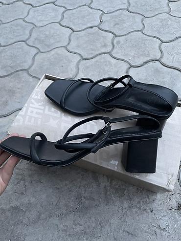 Босоножки, сандалии, шлепанцы: Босоножки, 41, Massimo Dutti, Новый, цвет - Черный — 2