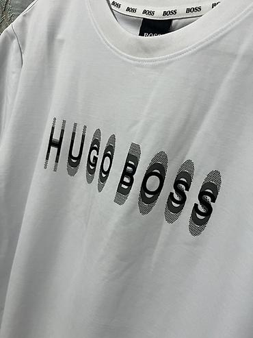 футболка босс: Мужская футболка, M, Hugo Boss, Новый, цвет - Белый, Самовывоз, Бесплатная доставка, Платная доставка — 2
