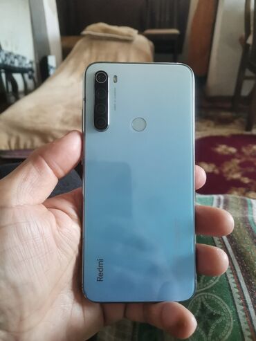 not 4 qiymeti: Xiaomi Mi 8, 32 ГБ, цвет - Синий, 
 Отпечаток пальца