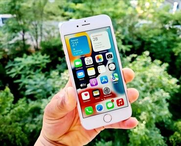 Apple iPhone: IPhone 6s, Б/у, 32 ГБ, Розовый, Наушники, Зарядное устройство, Защитное стекло, 100 % — 5