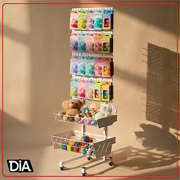 dia: Стеллаж Дисплей торговый напольный, дисплей перфорированный с — 6