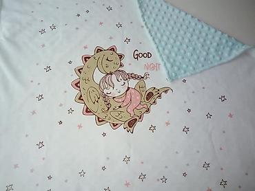 Ostale dečije stvari: Prekrivac za bebe sa stampom pomzelji ime,slika,podaci rodjenja — 17