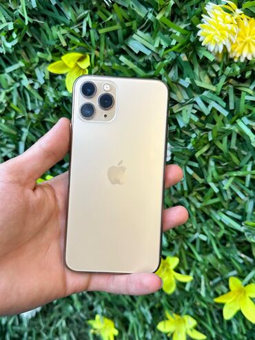 en ucuz iphone 11 pro max: IPhone 11 Pro, 64 ГБ, Золотой, Face ID
