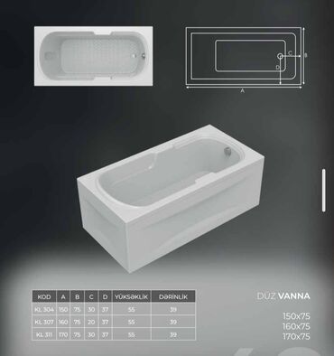 Vannalar: Yeni Vanna, Ödənişli çatdırılma -da lalafo.az — 14 Vannalar: Yeni Vanna, Ödənişli çatdırılma — 14