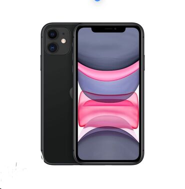 iphone 11 128gb бишкек: IPhone 11, Колдонулган, 128 ГБ, Кара, Заряддоочу түзүлүш, Каптама, Кабель, 72 %