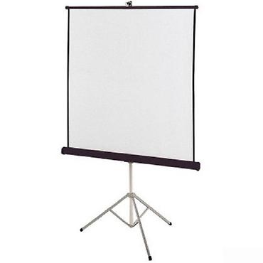 x96 max: Tripodlu proyeksiya ekranı Tripod Screen (70"x70") 180x180cm. White — 1