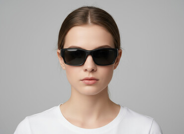 szalik z mohito: Glasses, Sunglasses, Rectangular design, condition - Very good