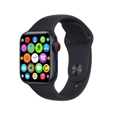 qizil saat: Apple Watch 8/45 ekran 1.9 inc • Bütün Telefonlar üçün uyğundur •