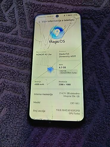 Honor: HONOR 90 Lite – crna boja -Honor 90 lite sa procesorom MediaTek — 11