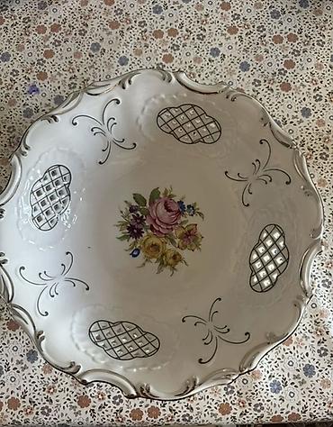 qab: Porcelain qab – hand-painted Çexoslovakiya. Farfor Чехословацкий — 1