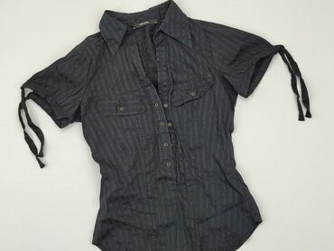 czarne bluzki na krótki rękaw: Koszula Damska, Vero Moda, S, stan - Dobry