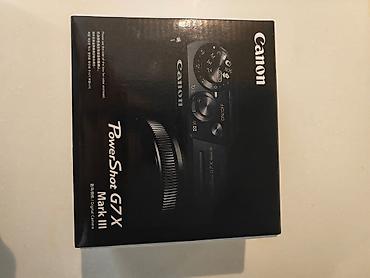 Видеокамеры: **Rəqəmsal kamera Canon PowerShot G7X Mark III** Canon PowerShot G7X — 1