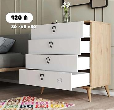 Komodlar: *Kamod* – yeni sifarişlə hazırlanır Rəng seçimi mövcuddur. Ölçü: 80 × — 1