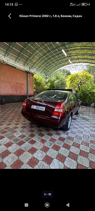енкар авто: Nissan Primera: 2002 г., 1.8 л, Механика, Бензин, Лифтбек — 8