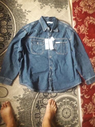 мужское пальто черное: Эркектердин жынсысы, 9XL (EU 58), Calvin Klein, Жаңы, түсү - Көк, Өзү алып кетүү