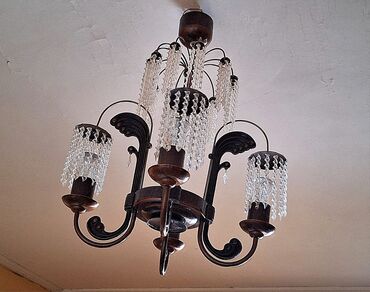 lampa u obliku meseca: Çılçıraq, 4 lampa, Metal