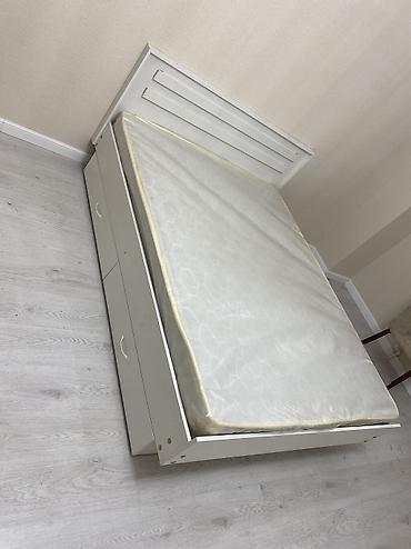 Двуспальные кровати: Двуспальная кровать, Новый, С матрасом, длина - 200 см — 2