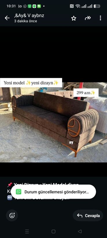 Mətbəx mebeli: Divan